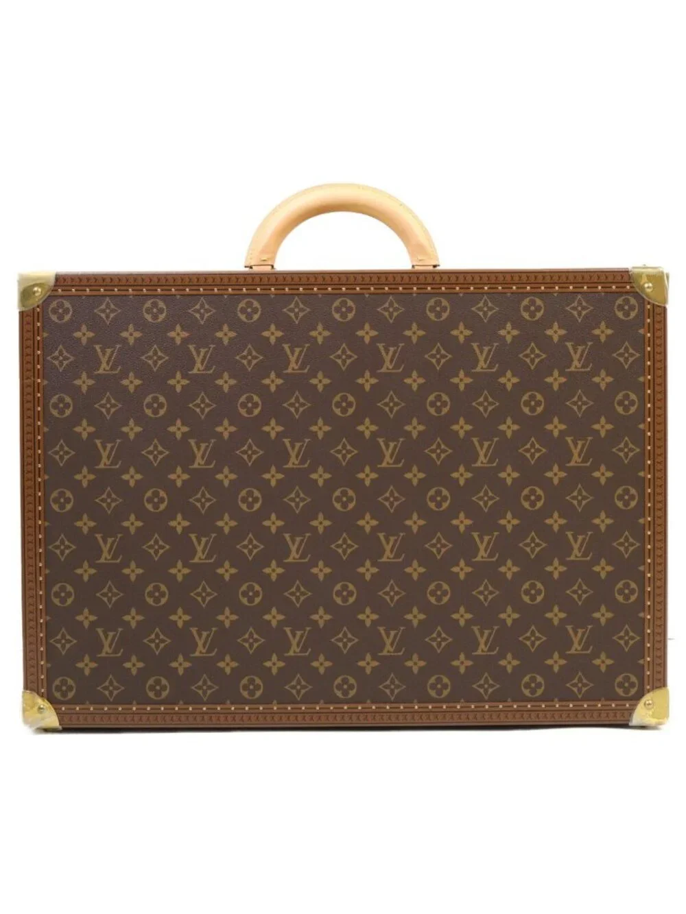 Louis Vuitton Monogram Alzer 55 Trunk Case with Dividers